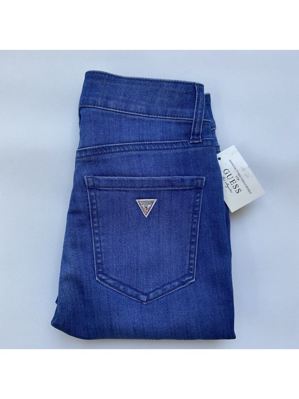 Guess Women’s High Rise Super Skinny Jeans Blue Size 27